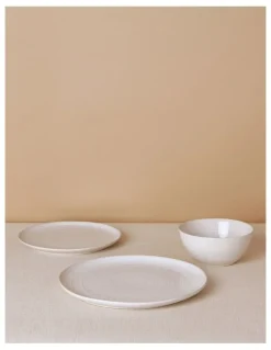 Australian House & Garden Desert Flower 12pc Dinner Set in Cream