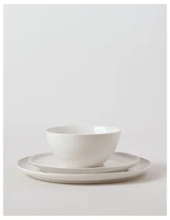 Australian House & Garden Desert Flower 12pc Dinner Set in Cream