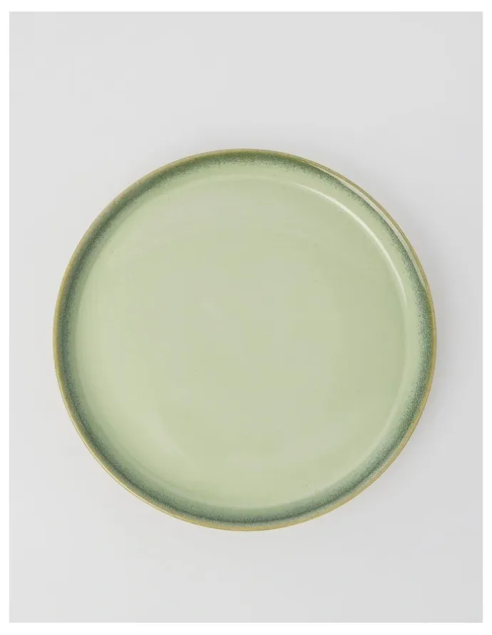 Australian House & Garden Esperance Celadon Wiped Edge 12pc Dinner Set in Green