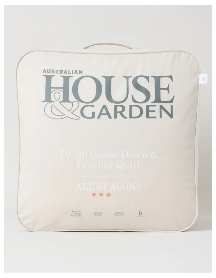 Australian House & Garden 70/30 Goose Down & Feather Quilt