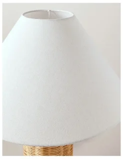 Australian House & Garden Vernon Woven Table Lamp 60cm in Brown