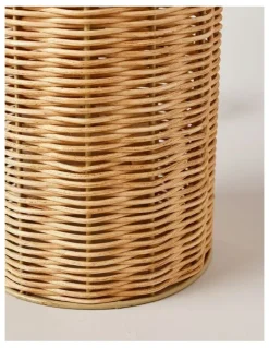 Australian House & Garden Vernon Woven Table Lamp 60cm in Brown
