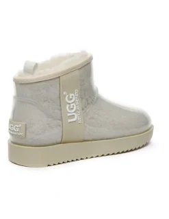 Australian Shepherd Australian Shepherd UGG Womens Coated Mini Waterproof Boots