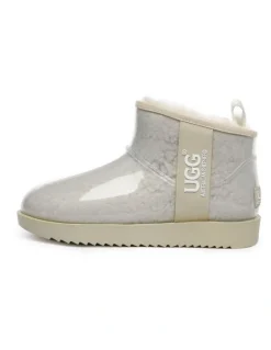 Australian Shepherd Australian Shepherd UGG Womens Coated Mini Waterproof Boots