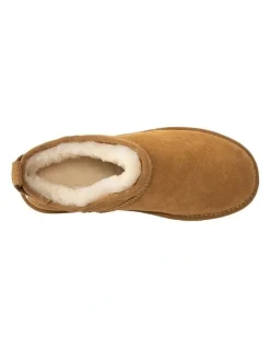 Aus Wooli Ugg Airlie Ultra Mini Boots in Brown