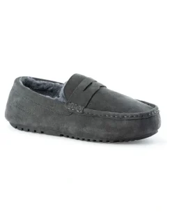 Aus Wooli Ugg Men Terrigal Cosy Moccas Grey