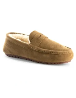 Aus Wooli Ugg Men Terrigal Cosy Moccas Tan