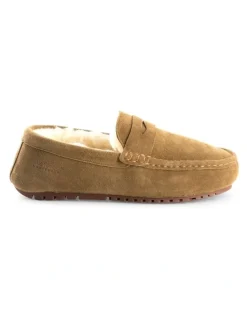 Aus Wooli Ugg Men Terrigal Cosy Moccas Tan