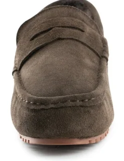 Aus Wooli Ugg Men Terrigal Cosy Moccas Chocolate