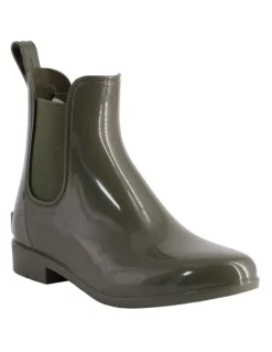 Aus Wooli Ugg Rain Ugg Boots With Free Sheepskin Insole in Green
