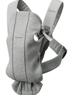BabyBjorn Baby Carrier Mini - 3D Jersey, Light gray