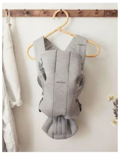 BabyBjorn Baby Carrier Mini - 3D Jersey, Light gray