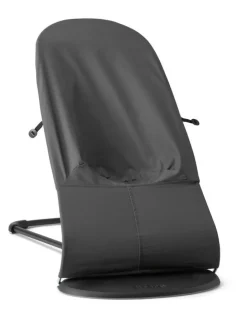 BabyBjorn Bouncer Balance Soft - Woven/Jersey, Tri-Fabric, Dark Grey