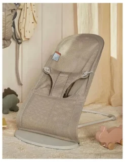 BabyBjorn Bouncer Bliss - Mesh, Gray Beige