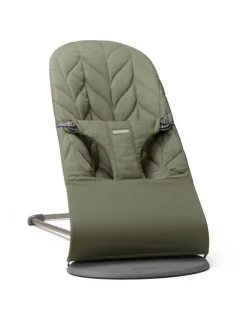 BabyBjorn Bouncer Bliss - Woven, Petal quilt, Dark green