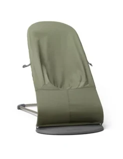 BabyBjorn Bouncer Bliss - Woven, Petal quilt, Dark green