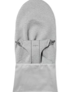 BabyBjorn Fabric Seat for Bouncer - 3D jersey, Light gray