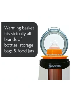 Baby Brezza Baby Brezza Safe and Smart Bottle Warmer in White/Black