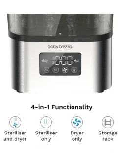 Baby Brezza Baby Brezza SuperQuick Sterilizer Dryer - Stainless Steel