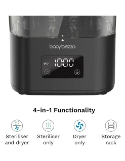 Baby Brezza Baby Brezza SuperQuick Sterilizer Dryer - Black