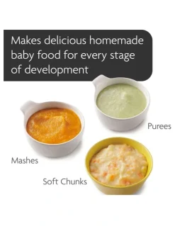 Baby Brezza One Step Baby Food Maker Deluxe in White