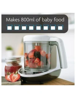 Baby Brezza One Step Baby Food Maker Deluxe in White