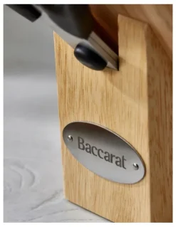 Baccarat Baccarat Artisan Licht 7 Piece Knife Block in Beige