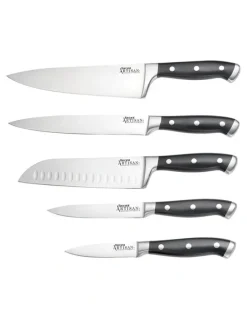 Baccarat Baccarat Artisan Licht 7 Piece Knife Block in Beige