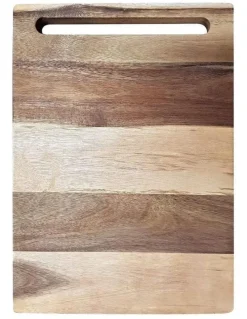 Baccarat Baccarat Butchers Corner Acacia Rectangle Chopping Board 43cmin Beige