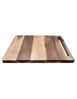 Baccarat Baccarat Butchers Corner Acacia Rectangle Chopping Board 43cmin Beige