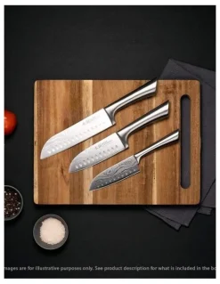 Baccarat Baccarat Butchers Corner Acacia Rectangle Chopping Board 38cmin Beige