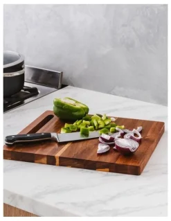 Baccarat Baccarat Butchers Corner Acacia Rectangle Chopping Board 38cmin Beige