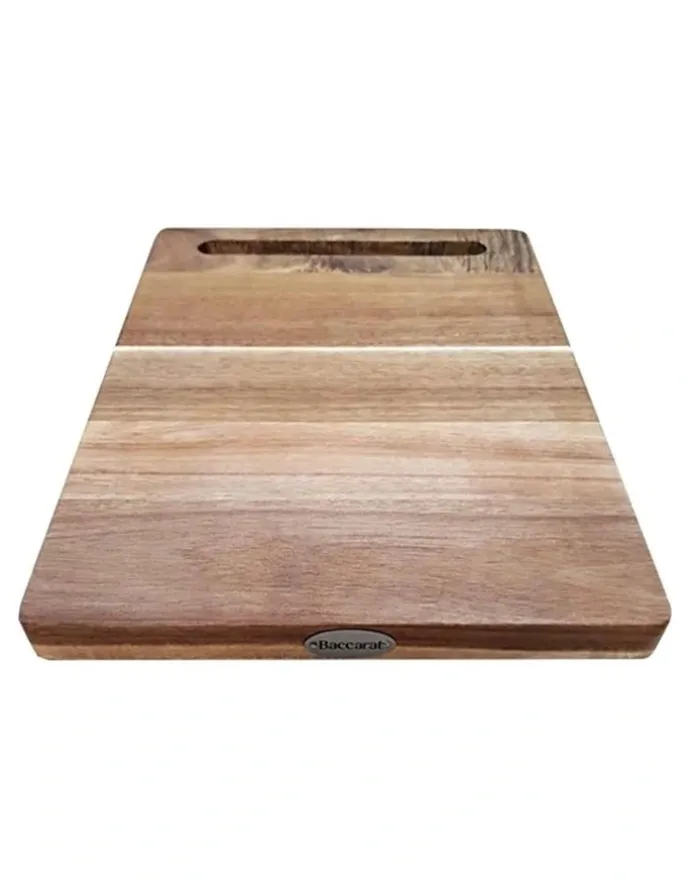 Baccarat Baccarat Butchers Corner Acacia Rectangle Chopping Board 38cmin Beige