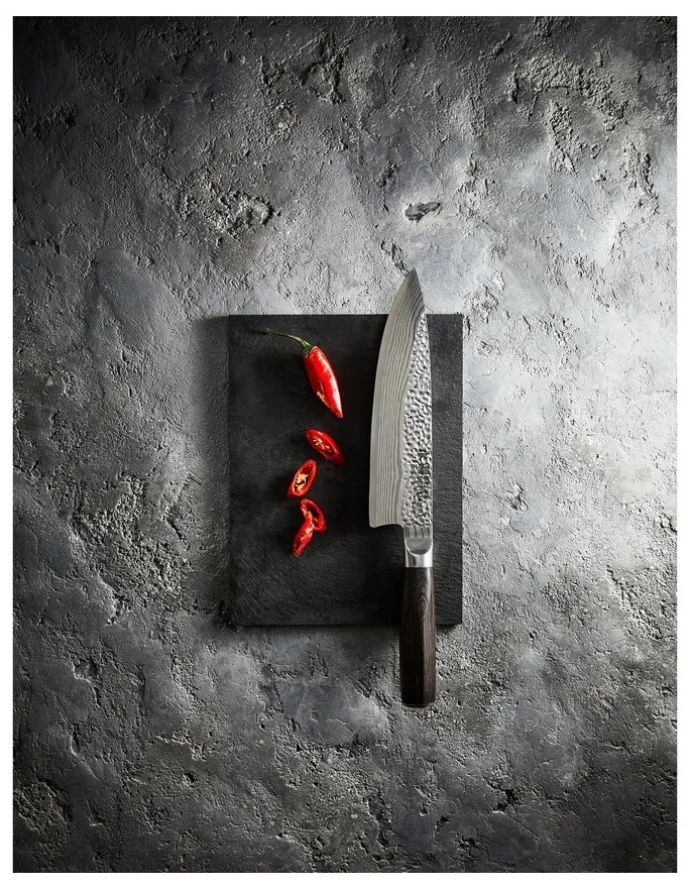 Baccarat Baccarat Damashiro EMPEROR Chefs Knife 20cm in Silver