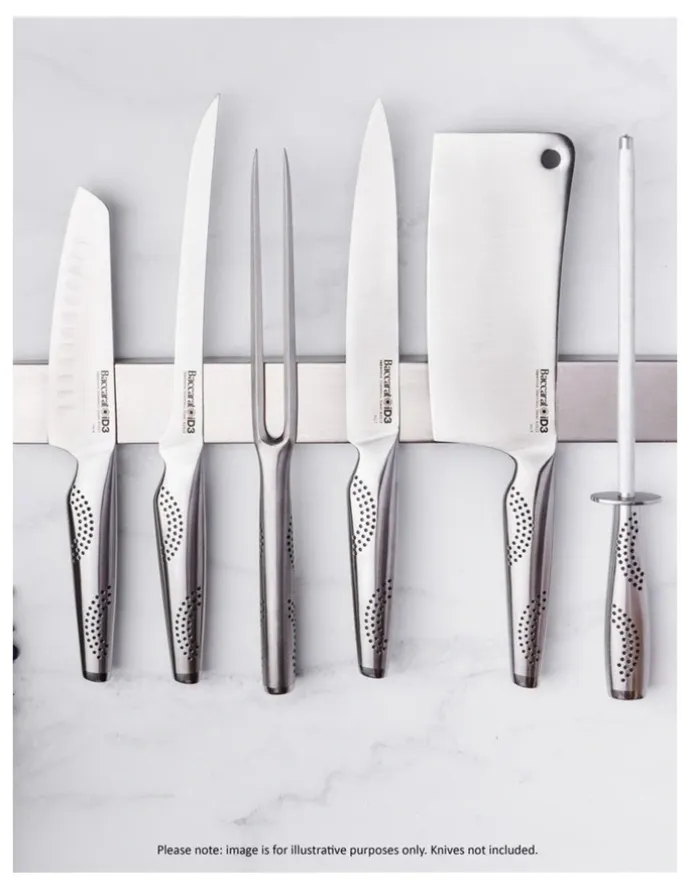 Baccarat Baccarat iD3 Magnetic Stainless Steel Wall Mounted Knife Holder 40cm