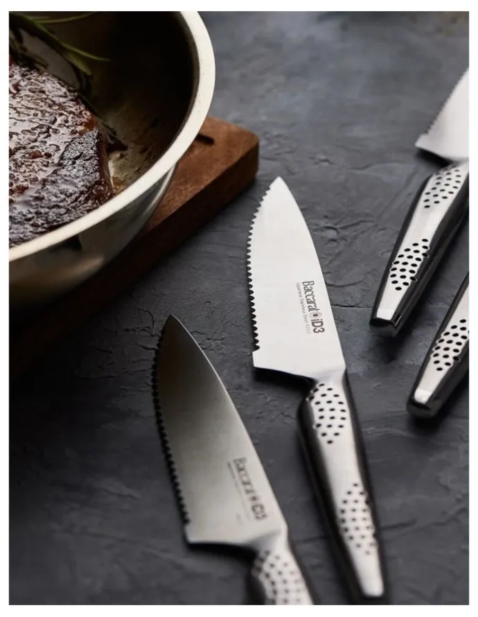 Baccarat Baccarat iD3 Set of 4 Steak Knives in Silver