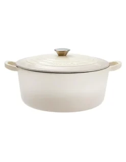 Baccarat Baccarat Le Connoisseur Round French Oven 29cm 6.3L in Cream