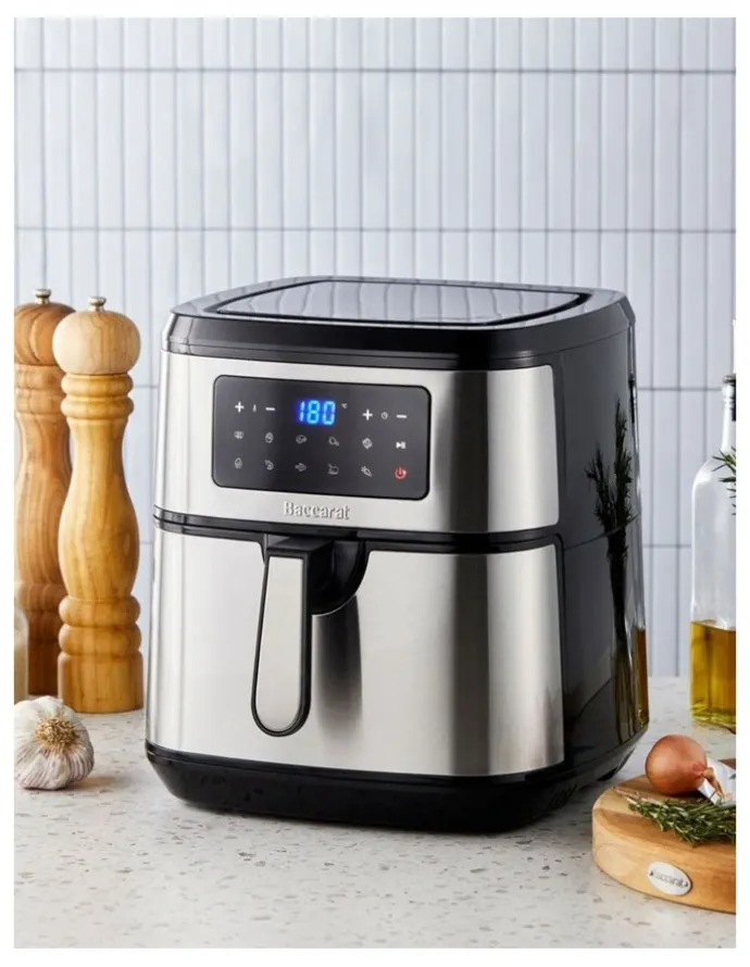 Baccarat Baccarat The Healthy Fry 9L Air Fryer in Silver