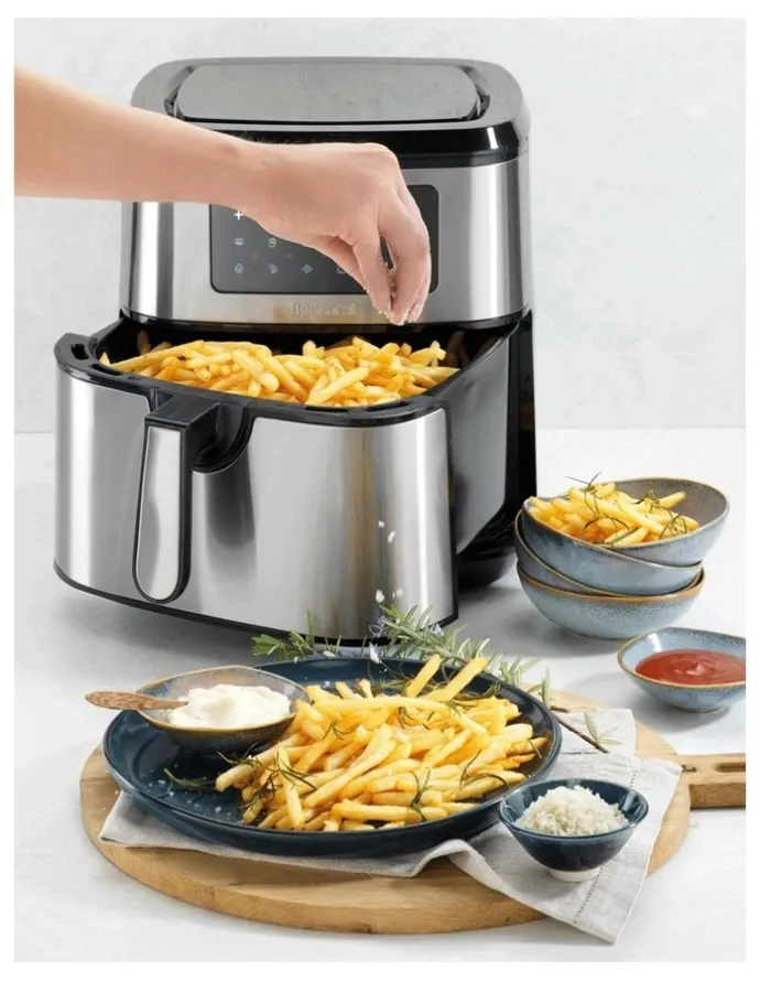 Baccarat Baccarat The Healthy Fry 9L Air Fryer in Silver