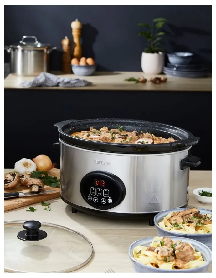 Baccarat Baccarat The Tasty Chef 6L Slow Cooker in Silver