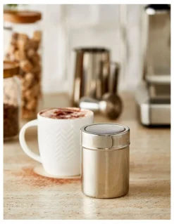 Baccarat Barista Brillante Cocoa Shaker in Silver