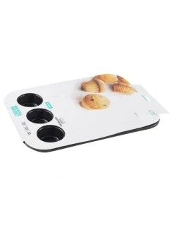 Baker's Secret Ultimate Non-Stick 12 Cup Muffin Or Cupcake Pan 40x29cm in Black