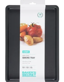 Baker's Secret Ultimate Non-Stick Baking Tray 38x25cm in Black