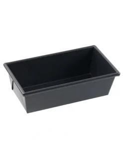 Baker's Secret Ultimate Non-Stick Box Sided Loaf Tin 22x11.5cm in Black