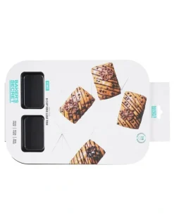 Baker's Secret Ultimate Non-Stick 8 Cup Mini Loaf Pan 36.5x26cm in Black