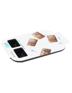 Baker's Secret Ultimate Non-Stick 8 Cup Mini Loaf Pan 36.5x26cm in Black