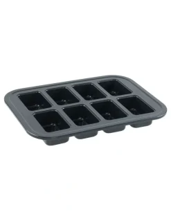 Baker's Secret Ultimate Non-Stick 8 Cup Mini Loaf Pan 36.5x26cm in Black