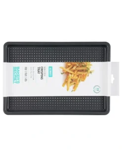 Baker's Secret Ultimate Non-Stick Crisping Tray 38x25cm in Black