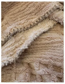 Bambury Lattice Sherpa Fleece Blanket