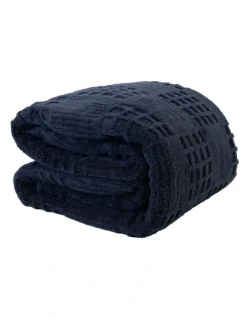 Bambury Lattice Sherpa Fleece Blanket
